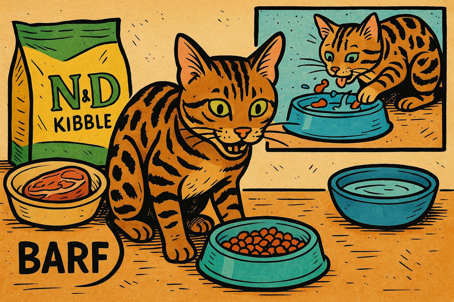 Bengálská kočka_strava