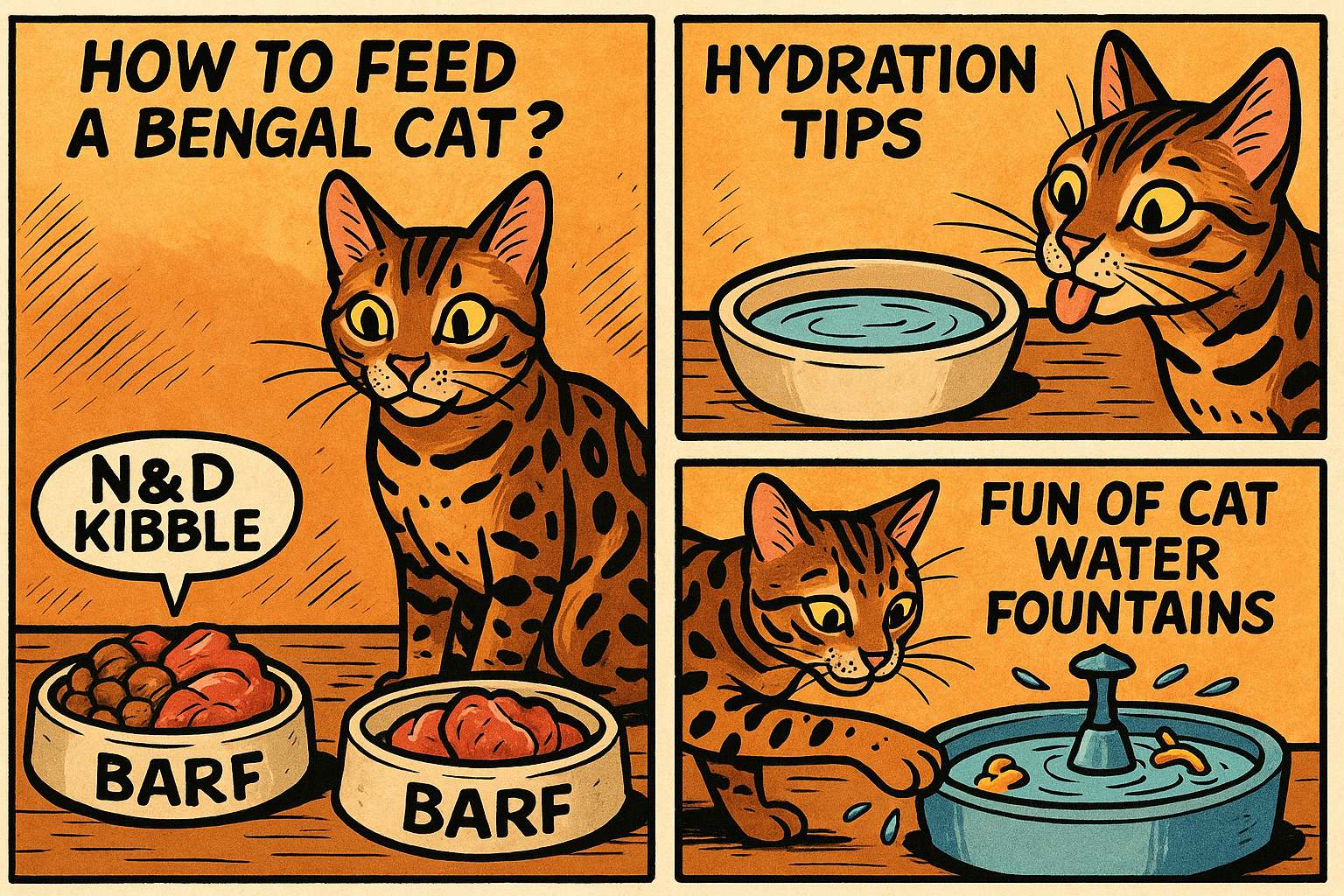 Bengálská kočka_strava